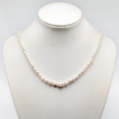 54.5cm Collar de Perlas con Broche de Oro y Perlas Cultivadas 18K 11.34g