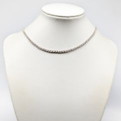 Conjunto a juego con collar y pulsera 18K 10.52g 41mm