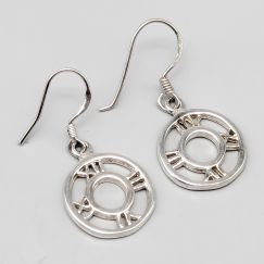 Pendientes en Plata S925 3.38g 34mm