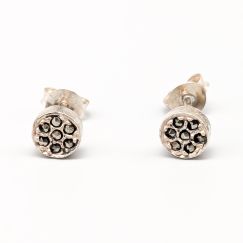 Aretes en Plata con Marcasita S830 1.02g 5mm