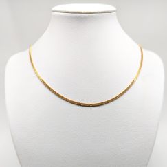 Cadena barbada en Oro 18K 49.4cm 9.81g