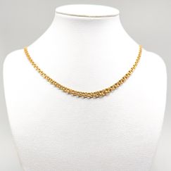 45.5cm Cadena Bismarck en Oro 18K 12.09g