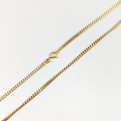 55cm Cadena barbada en Oro 18K 13.42g