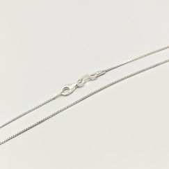 42.5cm Cadena de caja de Plata S925 2.05g