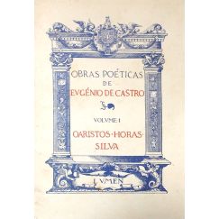 OBRAS POÉTICAS DE EUGÉNIO DE CASTRO. [EX-LIBRIS]