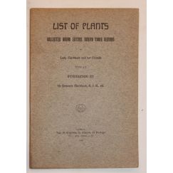 Lista de plantas recolectadas alrededor de Estoril durante tres estaciones.