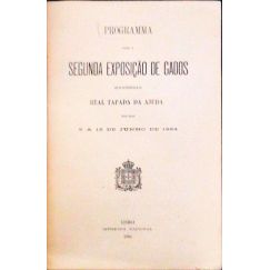 PROGRAMA PARA LA SEGUNDA EXPOSICIÓN DE GANADO.