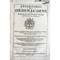 Repertorio de las Ordenanzas del Reino de Portugal