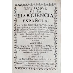 EPITOME DE LA ELOQUENCIA ESPAÑOLA.