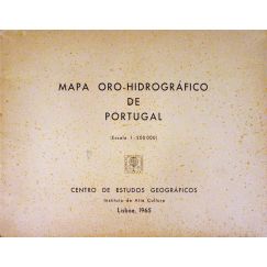 MAPA ORO-HIDROGRÁFICO DE PORTUGAL.