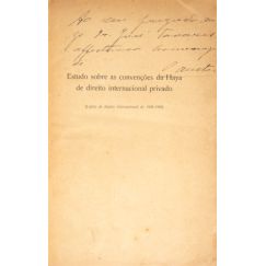 ESTUDIO SOBRE LAS CONVENCIONES DE LA HAYA DE DERECHO INTERNACIONAL PRIVADO.