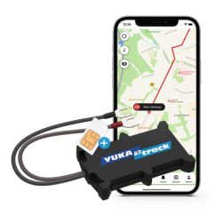 IoT YUKAtrack easyWire 2G AIO Rastreador GPS para Coche con SIM + Datos Ilimitados