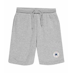 Calções de Desporto Infantis Converse CHUCK PATCH TEE 969002 042 Cinzento