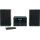 Micro Sistema Hi-Fi THOMSON MIC123BT (Bluetooth, Reproductor CD, USB, Radio FM, 30W) — Madera Negra