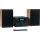 Micro Sistema Hi-Fi THOMSON MIC123BT (Bluetooth, Reproductor CD, USB, Radio FM, 30W) — Madera Negra