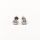 Pendientes de plata con piedras S925 0.75g 6mm