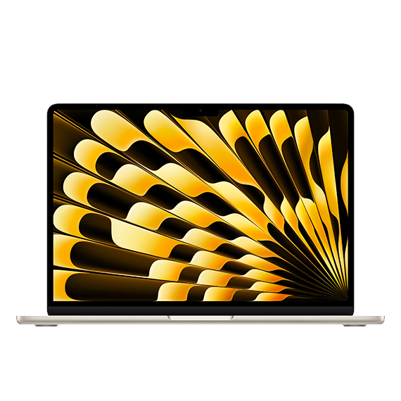 Apple MacBook Air 13 M4 2025 QWERTZ 16GB RAM 256GB 10-Core CPU 8-Core GPU - Starlight