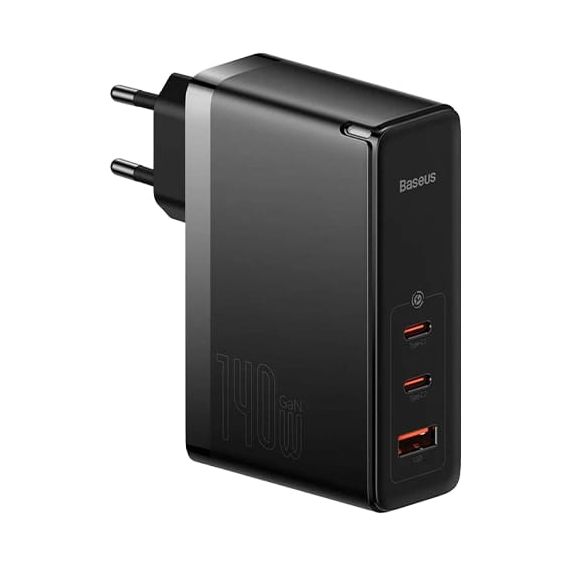 Baseus 140W Pro Cargador Rápido GaN5 - Negro