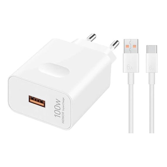 Honor SuperCharge Adaptador de corriente 100W a granel - Blanco