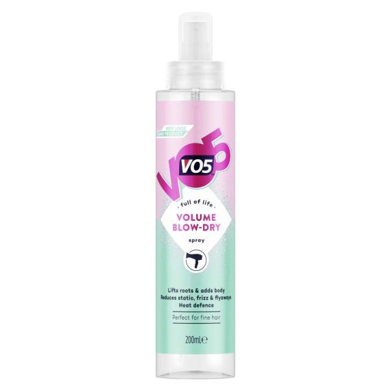 Volumizing spray for blow drying VO5 Full Of Life 200ml