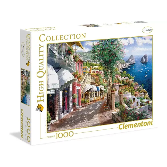 Puzle Clementoni High Quality Collection Capri 1000 Piezas (Acabado Lino Antirreflectante, Impresión Premium)