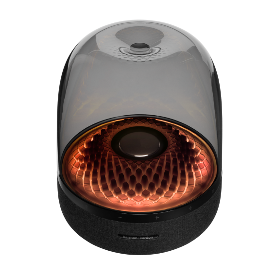 Altavoz Bluetooth Harman Kardon Aura Studio 4 (Inalámbrico, Sonido 360°, 60W, Audio para Hogar) — Negro
