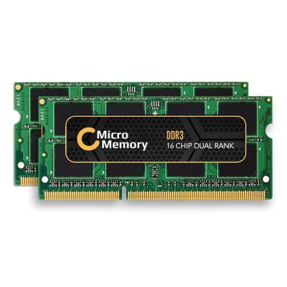 Kit de Memoria RAM DDR3L CoreParts MMA1112/16GB 16GB (2x8GB) 1600MHz SO-DIMM para Portátil — Verde