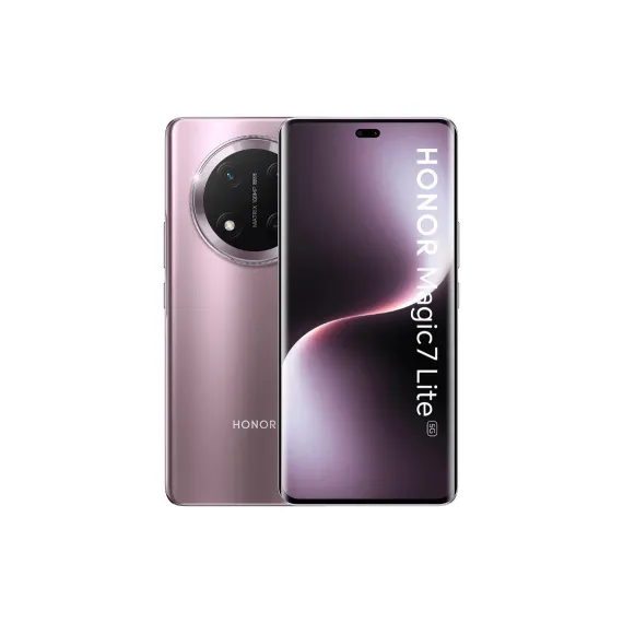Honor Magic7 Lite 5G Smartphone (256GB Storage, 8GB RAM, 6.78" 120Hz AMOLED Screen, Snapdragon 6 Gen 1, Dual Nano SIM) — Titanium Purple