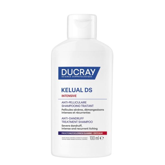 Champú Anticaspa Ducray Kelual DS Cuidado Intensivo 100ml (Alivio de la Descamación, Rojeces y Picor)