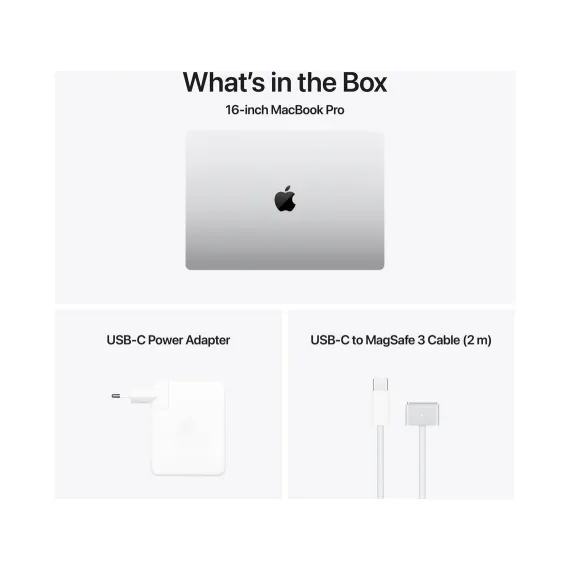 Ordenador Portátil Apple MacBook Pro 16" (Chip M4 Max, 48 GB RAM, 1 TB SSD, CPU 16 núcleos, GPU 40 núcleos) — Plateado, 4 image