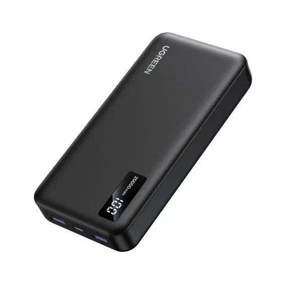 Batería Externa UGREEN Power Bank 10000mAh 22.5W (Carga Rápida Portátil, PD/QC3.0/SCP, Salidas Duales USB-C y USB-A)