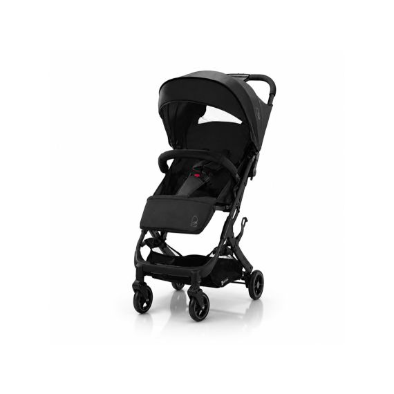 Silla de Paseo Ligera Asalvo Amsterdam (Chasis de Aluminio, Cierre con Una Mano, Capota Extensible) — Negra