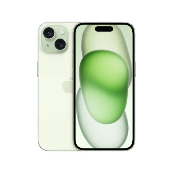 Smartphone Apple iPhone 15 (256 GB, Pantalla Super Retina XDR 6.1", Cámara Doble de 48 MP, Dynamic Island) — Verde