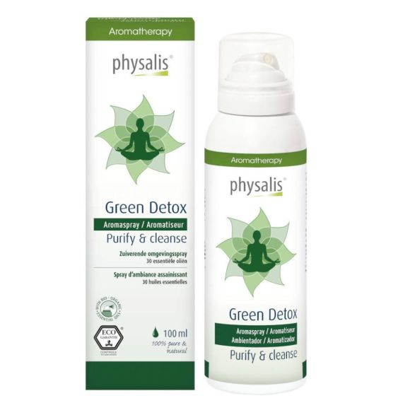 Ambientador en Spray Natural Green Detox (Ambientador de Interior, Notas Verdes y Purificantes, Fórmula Ecológica)