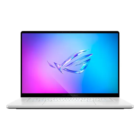 Portátil Gaming ASUS ROG Zephyrus G16 GU605CP (Intel Core Ultra 9 285H, 32 GB RAM, 1 TB SSD, 16" OLED 2.5K 240Hz, RTX 5070 8GB, Windows 11) — Blanco Platino