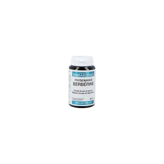 Suplemento Alimenticio Therascience Physiomance Berberine (60 Comprimidos, Control de la Glucemia, Regulación Metabólica y Cardiovascular)