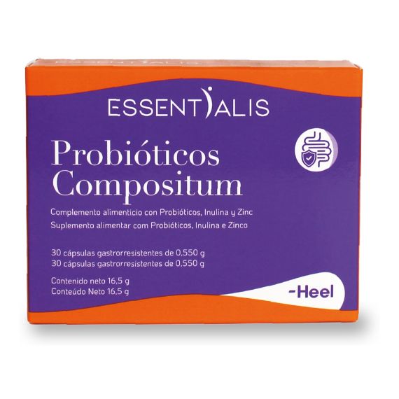 Essentialis Probióticos Compositum 30 Cápsulas (Equilibrio de la Flora Intestinal y Refuerzo Inmunitario)
