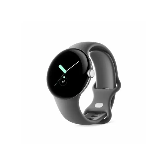 Smartwatch Google Pixel Watch 1 LTE (41mm, eSIM, GPS, Android) — Aluminio Pulido con Correa Charcoal