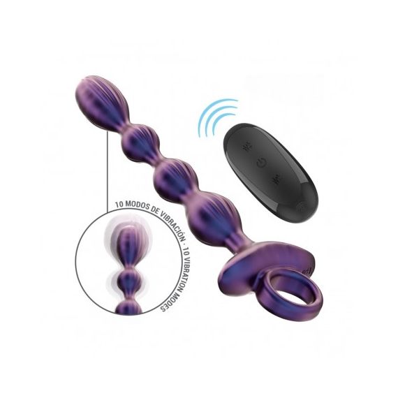 JACKIE PLUG Modelo 1 Vibrador Anal con Mando a Distancia — Negro