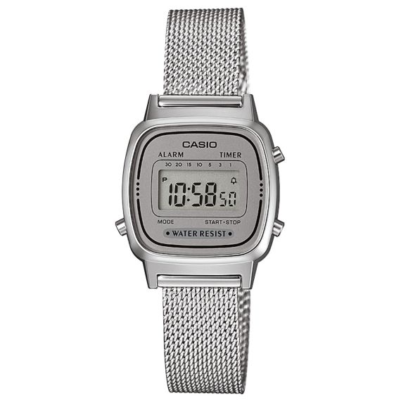 CASIO Vintage Iconic Reloj Digital / Vintage LA670WEM-7EF (Digital / Vintage, Caja Cromada Plateada)