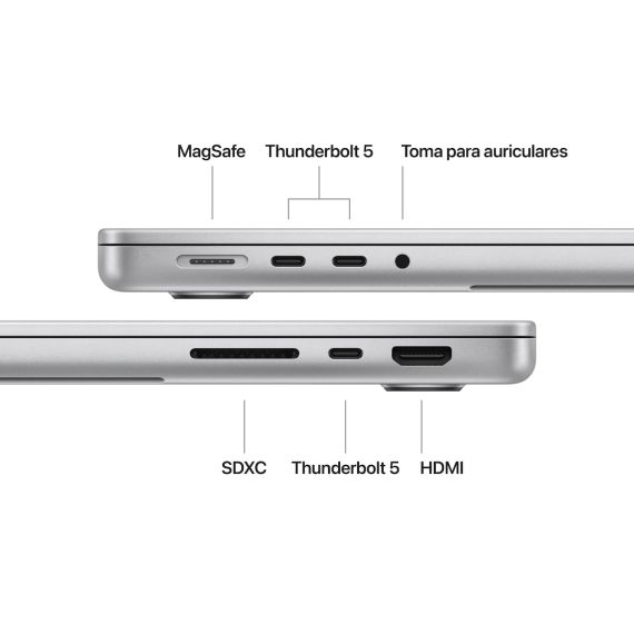 Ordenador Portátil Apple MacBook Pro 14.2" (2024) (Apple M4, 16 GB RAM, 512 GB SSD, 120Hz ProMotion, Liquid Retina XDR), 3 image