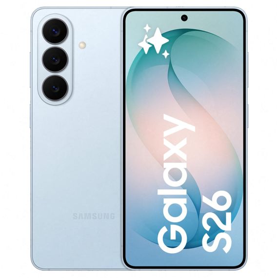 Smartphone Samsung Galaxy S26 5G (6.2" Dynamic AMOLED 2X, 256GB, 12GB RAM, Cámara 200MP, Galaxy AI) — Negro