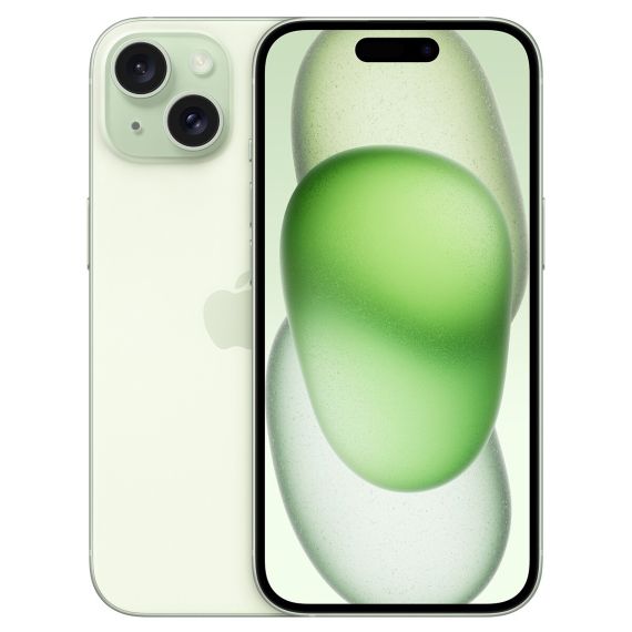 Smartphone Apple iPhone 15 (256 GB, Pantalla Super Retina XDR 6.1", Cámara Doble de 48 MP, Dynamic Island) — Verde