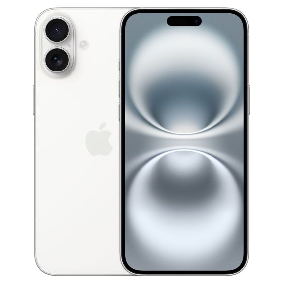 Smartphone Apple iPhone 16 Plus (256 GB, Blanco, Pantalla Super Retina XDR 6.7", Libre) — Sistema Controles de Cámara y Apple Intelligence
