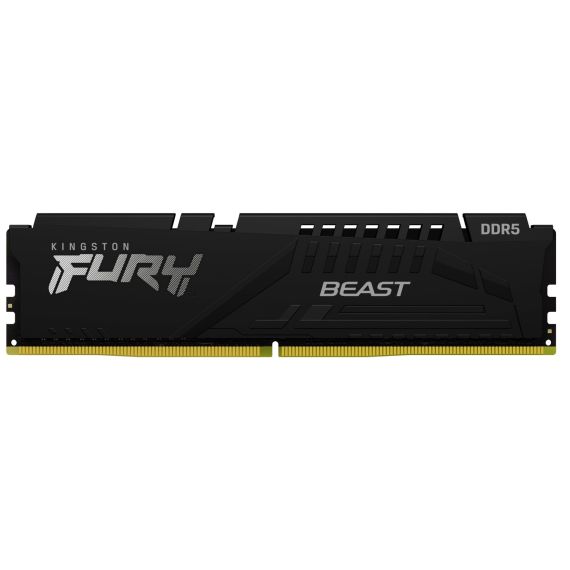 Memoria RAM Kingston FURY Beast DDR5 16GB (1x16GB) 5200 MHz CL40 DIMM (Intel XMP 3.0, Plug N Play) — Negro (KF552C40BB-16), 2 image