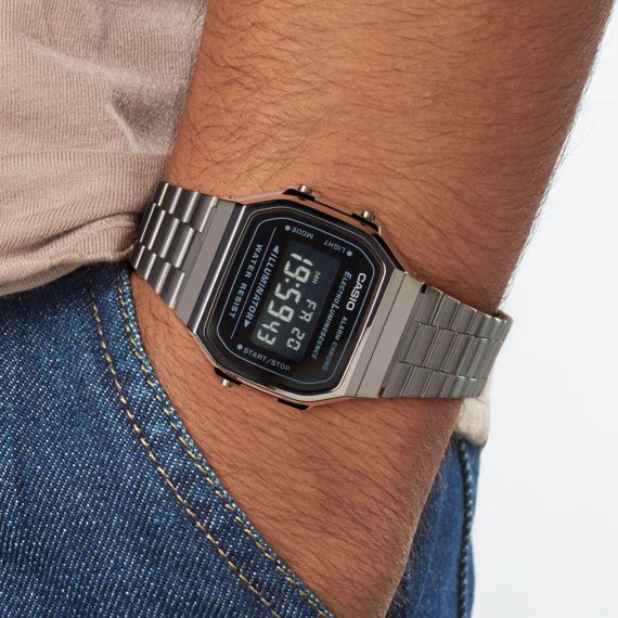 CASIO Vintage Iconic Reloj Digital / Vintage A168WEGG-1BEF (Digital / Vintage, Dorado Cromado), 2 image