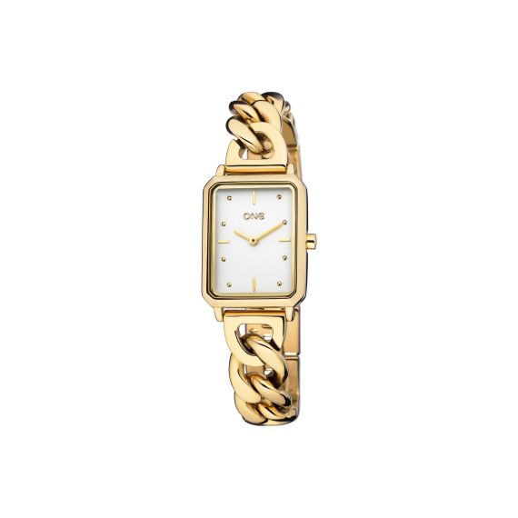 Reloj Analógico One Watches OL Collection OL9460GG31L (Analógico, Unisex, Dorado, 50 m)