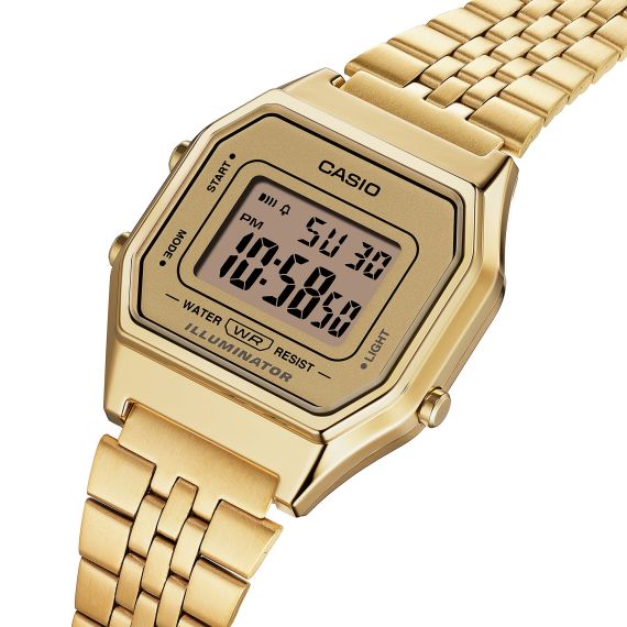 CASIO Vintage Iconic Reloj Digital / Vintage LA680WEGA-9ER (Digital / Vintage, Dorado Cromado), 3 image