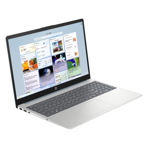 Ordenador Portátil HP 15-fd0058ns (Procesador Intel Core i5, 8GB RAM, 512GB SSD, 15.6" Full HD, QWERTY Español) — Natural Silver / Plata Natural / Acero, 2 image