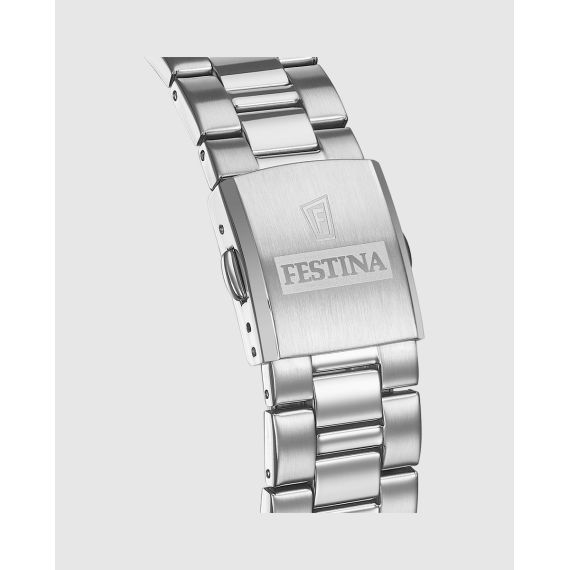 Reloj Festina Classic para Hombre F20552/3 — Esfera Negra Sunray con Brazalete de Acero Inoxidable, 3 image